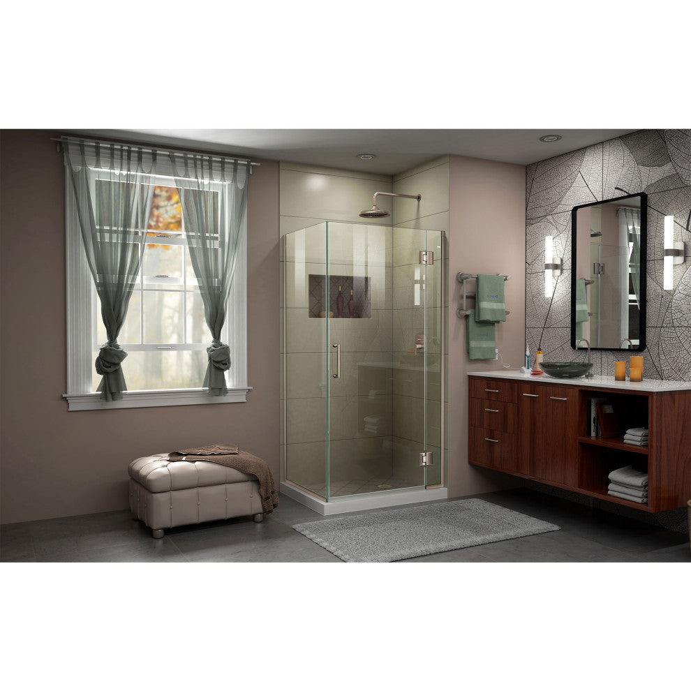 Dreamline Unidoor-X 33-3/8"x34"x72" Hinged Shower Enclosure