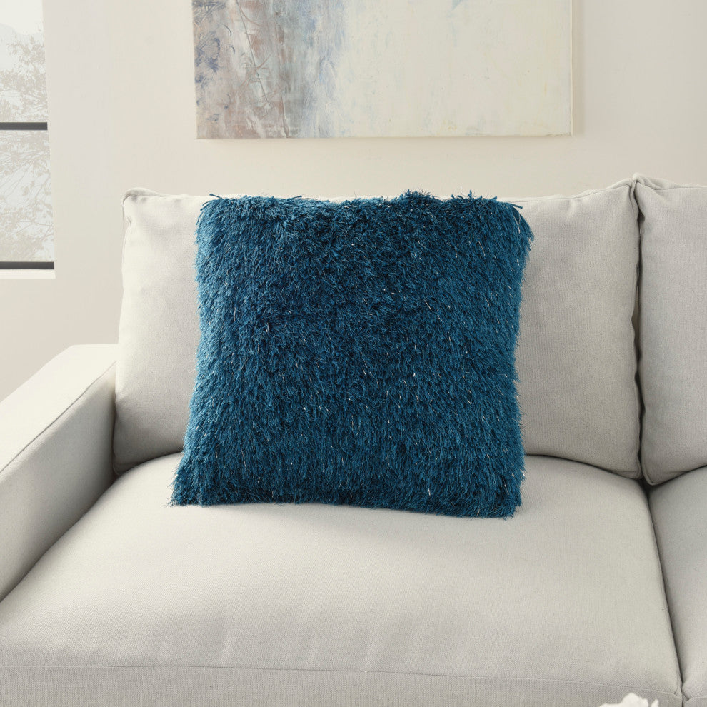 Mina Victory TL004 Throw Pillow, Teal, 20" x 20"