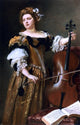Gustave Jean Jacquet The Cello Player Wall Decal