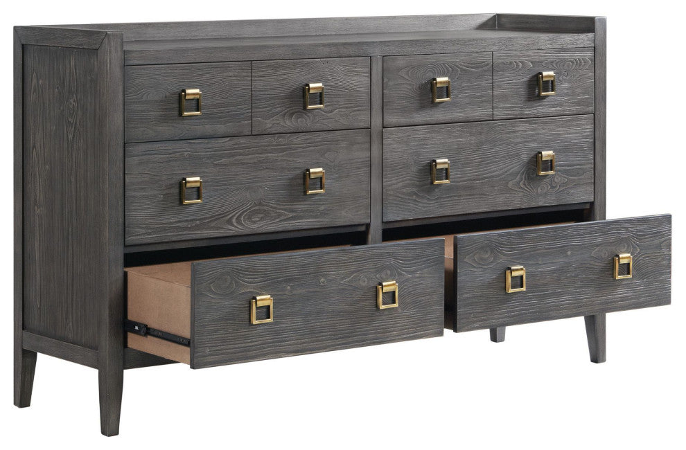 Portia 6-Drawer Dresser, Brushed Brindle