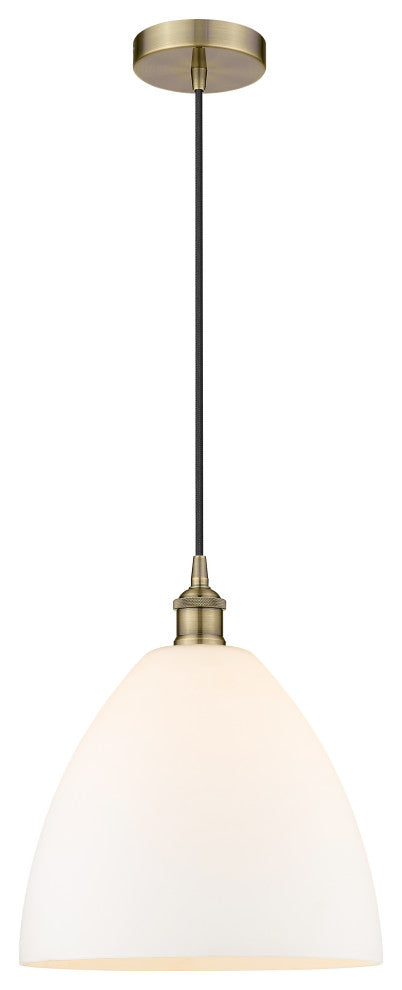 Innovations 616-1P-AB-GBD-121-LED 1-Light Mini Pendant, Antique Brass