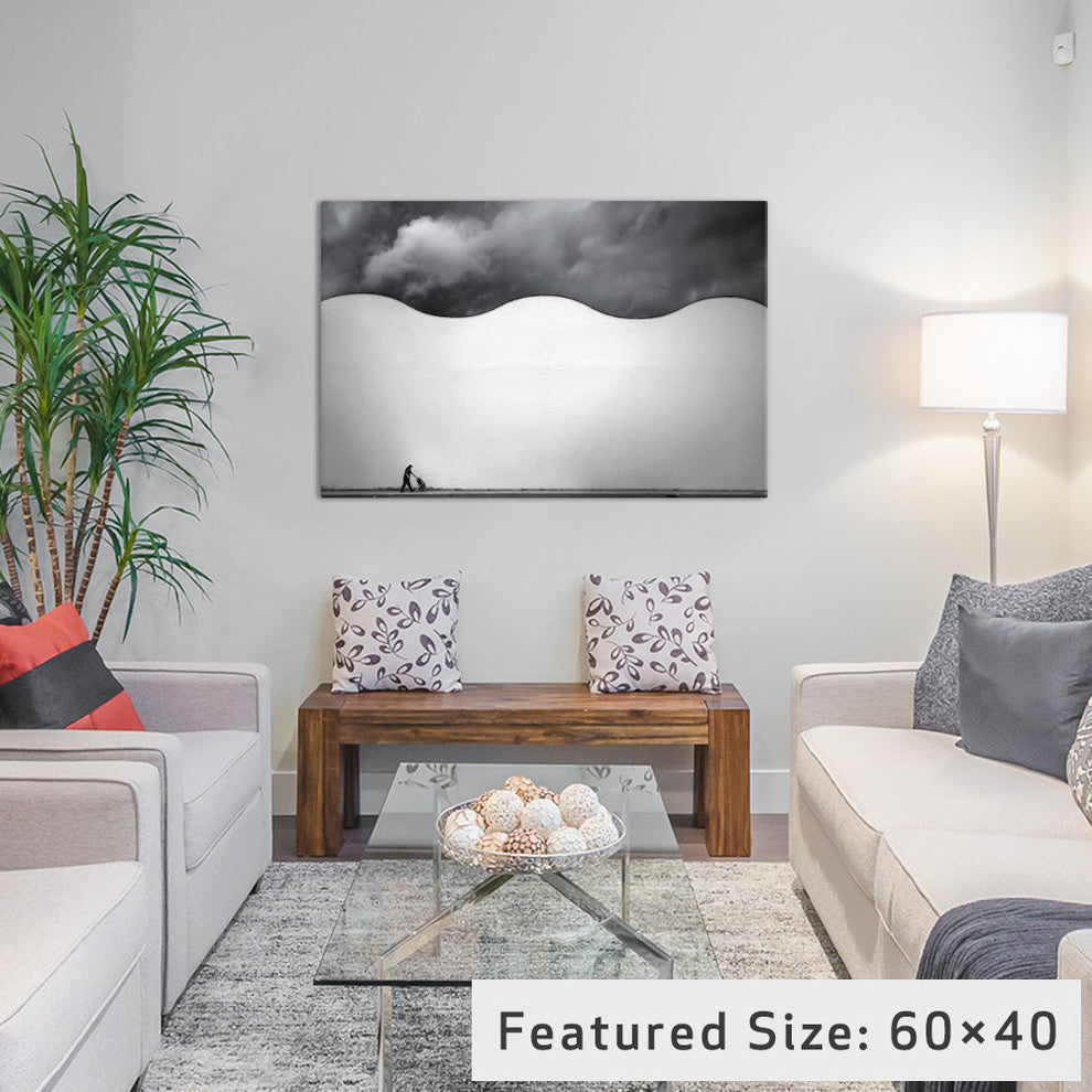 "City Waves II" by Andres Gamiz, 40x26x1.5