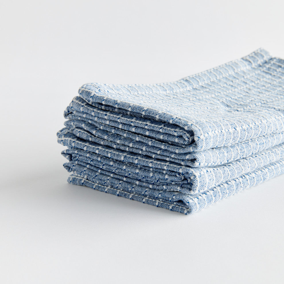 Blue Napkin Sets, Small Squares