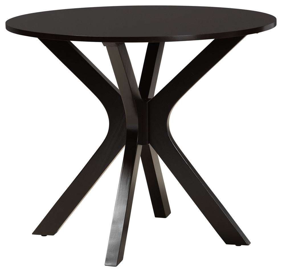 Rainier 5-Piece Dining Set, Gray/Dark Brown