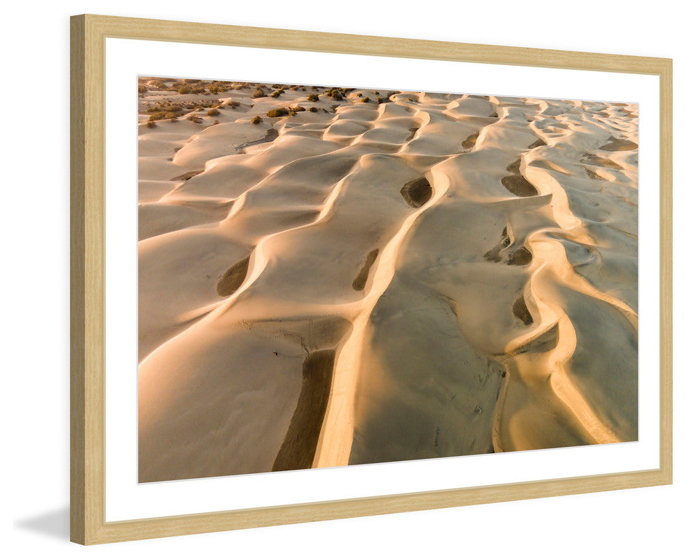"Sand Ripples" Framed Print by Karolis Janulis