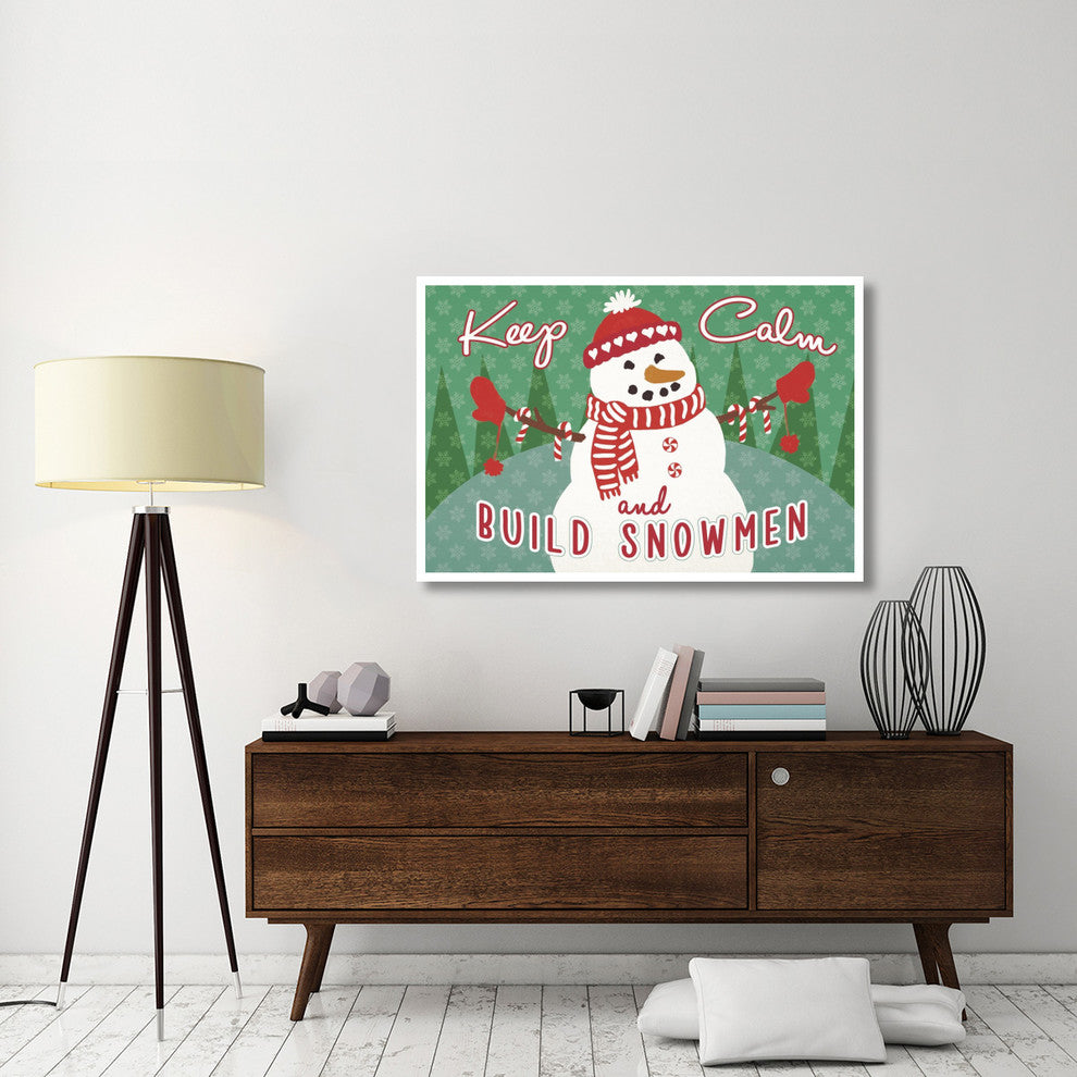 "Retro Christmas II Bright" Digital Paper Print by Janelle Penner, 50"x34"