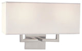 George Kovacs P472 2 Light Wall Sconce, Brushed Nickel