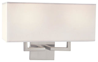 George Kovacs P472 2 Light Wall Sconce, Brushed Nickel