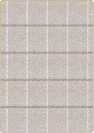 Joy Carpets Impressions New Haven Area Rug, Beige, 3'10"x5'4"
