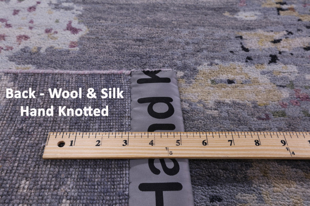 Sailing Ship Wool and Silk Handmade Rug 12' 0" X 15' 4" Q11606