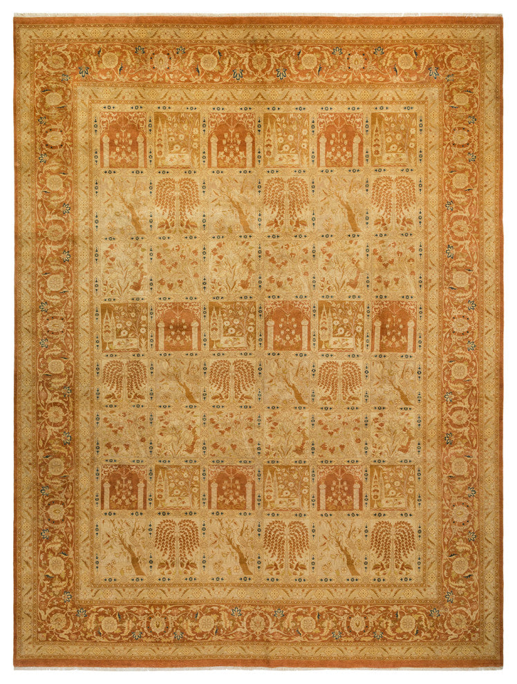 Ariana, One-of-a-Kind Hand-Knotted Area Rug Brown, 10'2"x13'8"