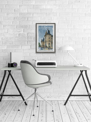 "Biltmore" Framed Painting Print, 8x12
