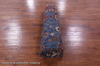 Persian Fine Serapi Hand-Knotted Wool Rug 9' 2" X 11' 9" - Q9941