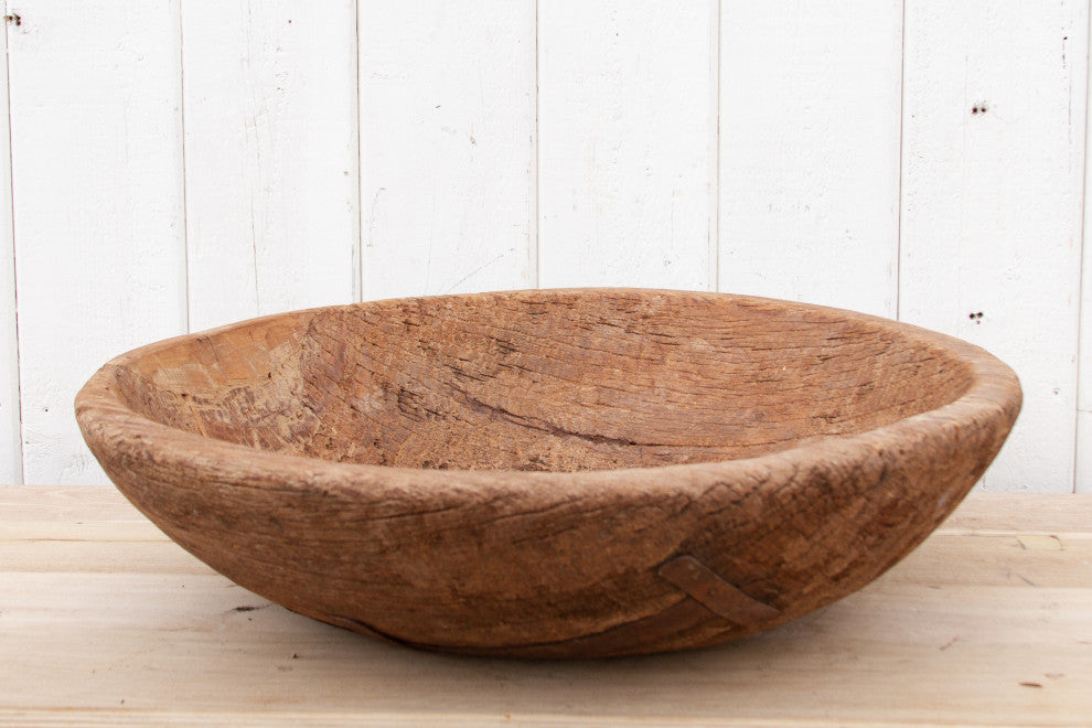 Grand French Farmhouse Dough Bowl