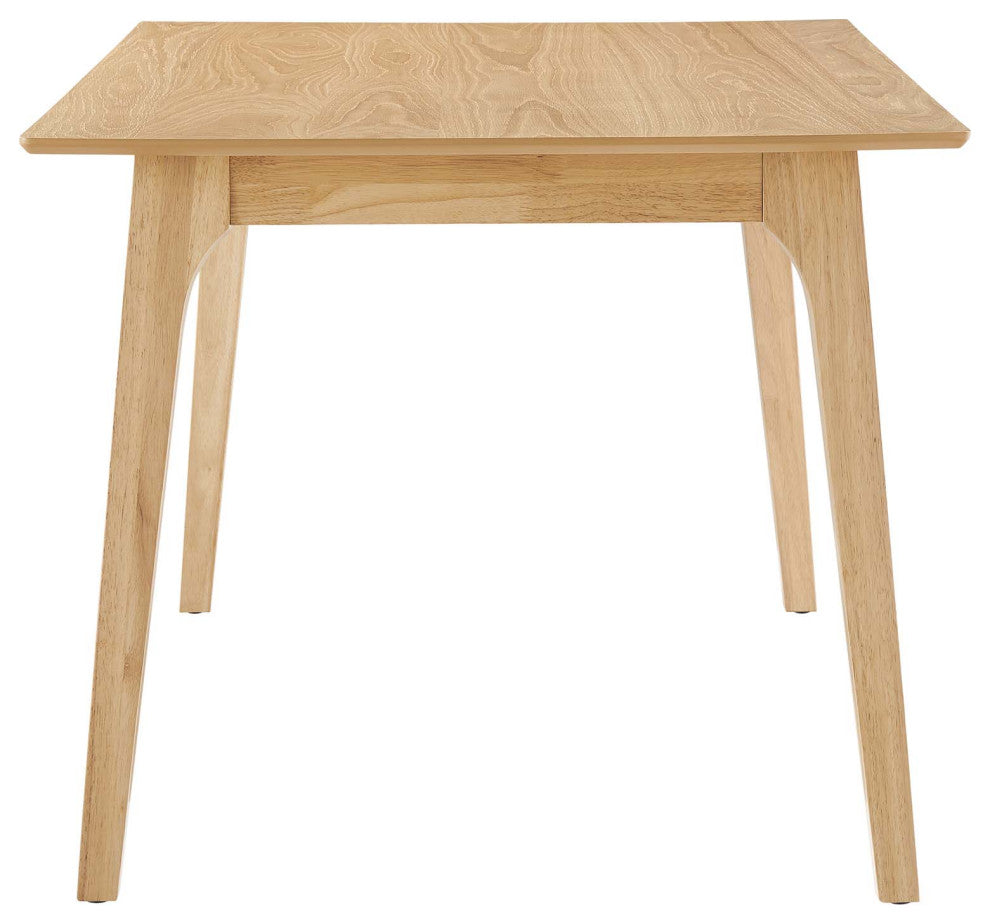 Juxtapose 63" Rectangle Dining Table, Oak Oak