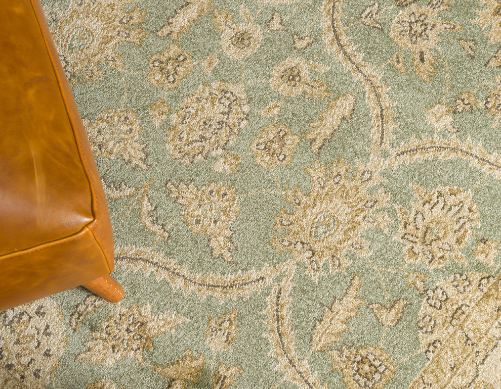 Unique Loom Light Green Edinburgh Tansy 5'x8' Area Rug