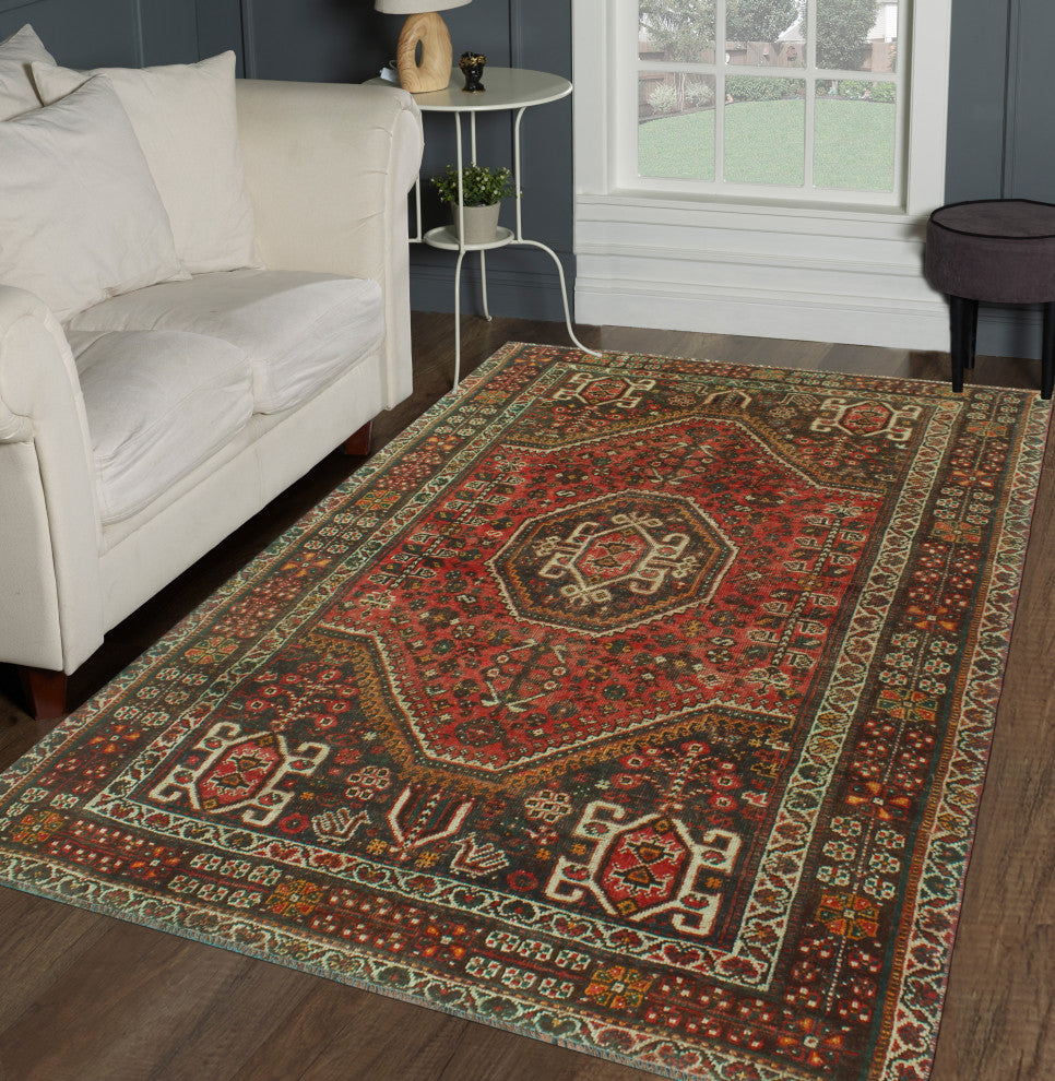 Semi-Antique Arely Rust Rug
