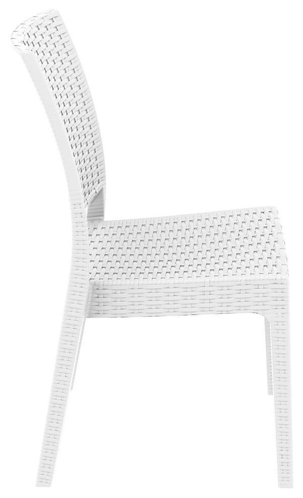 Compamia Florida Outdoor Dining Chairs, Set of 2, White
