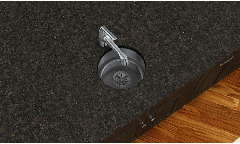 Elkay ELUH12FB Lustertone 14-3/8" Undermount Single Basin - Stainless Steel