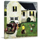 "Home from Vacation" Painting Print on Canvas by John Falter