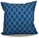 Decorative Holiday Pillow Geometric Print, Teal, 16"x16"