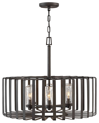 Reid 6-Light Hanging Light, Brushed Graphite