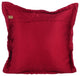 Red Decorative Euro shams 26"x26" Satin, Dreamy Ruby Red
