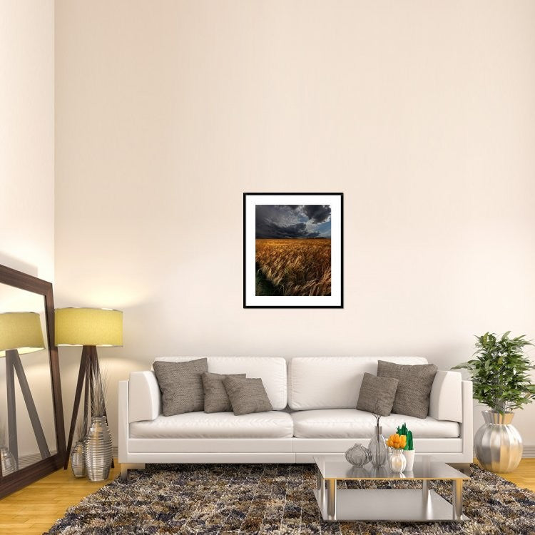 "Strohgaeu" Framed Digital Print by Franz Schumacher, 32x38"
