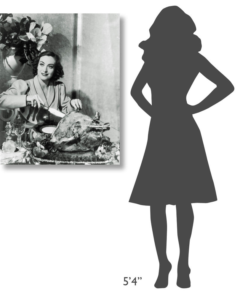 "Thanksgiving - Joan Crawford" Canvas by Hollywood Photo Archive, 28x36"