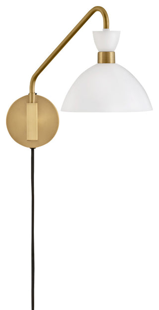 Lark 83250 Simon 1 Light 13" Tall Adjustable Hardwired or Plug-In - Matte Navy