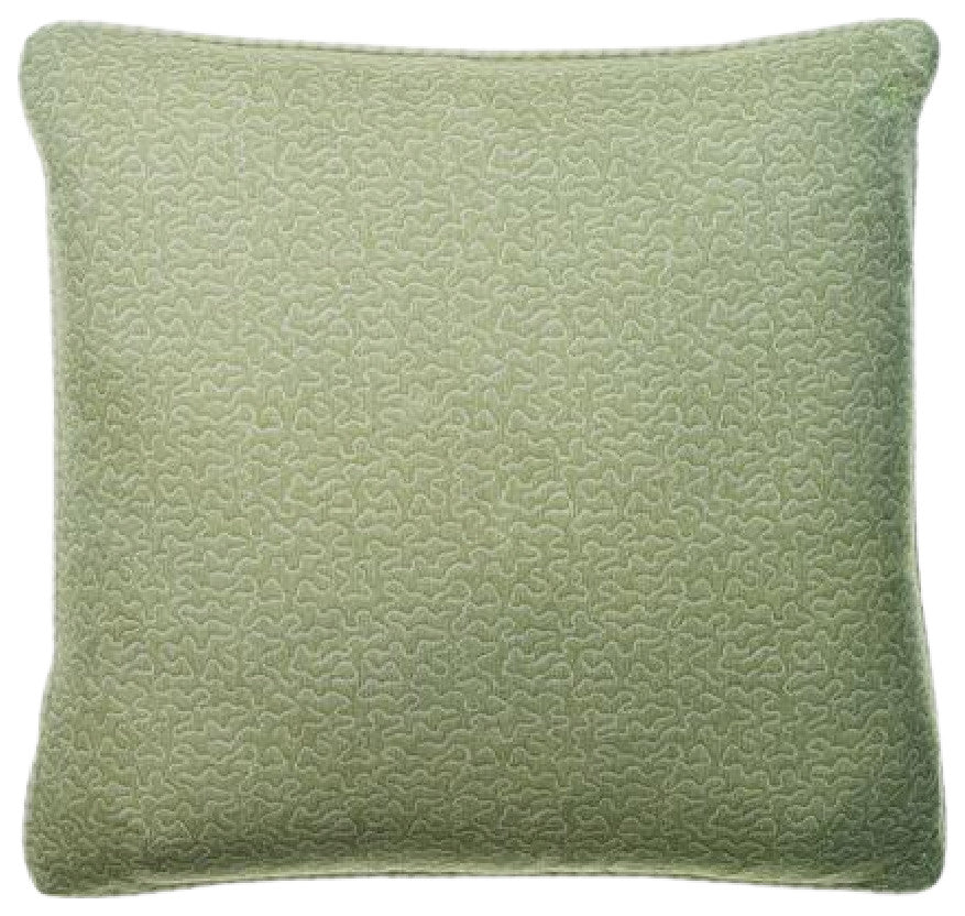 Patterned Modern Throw Pillow | Andrew Martin Pollen, Green