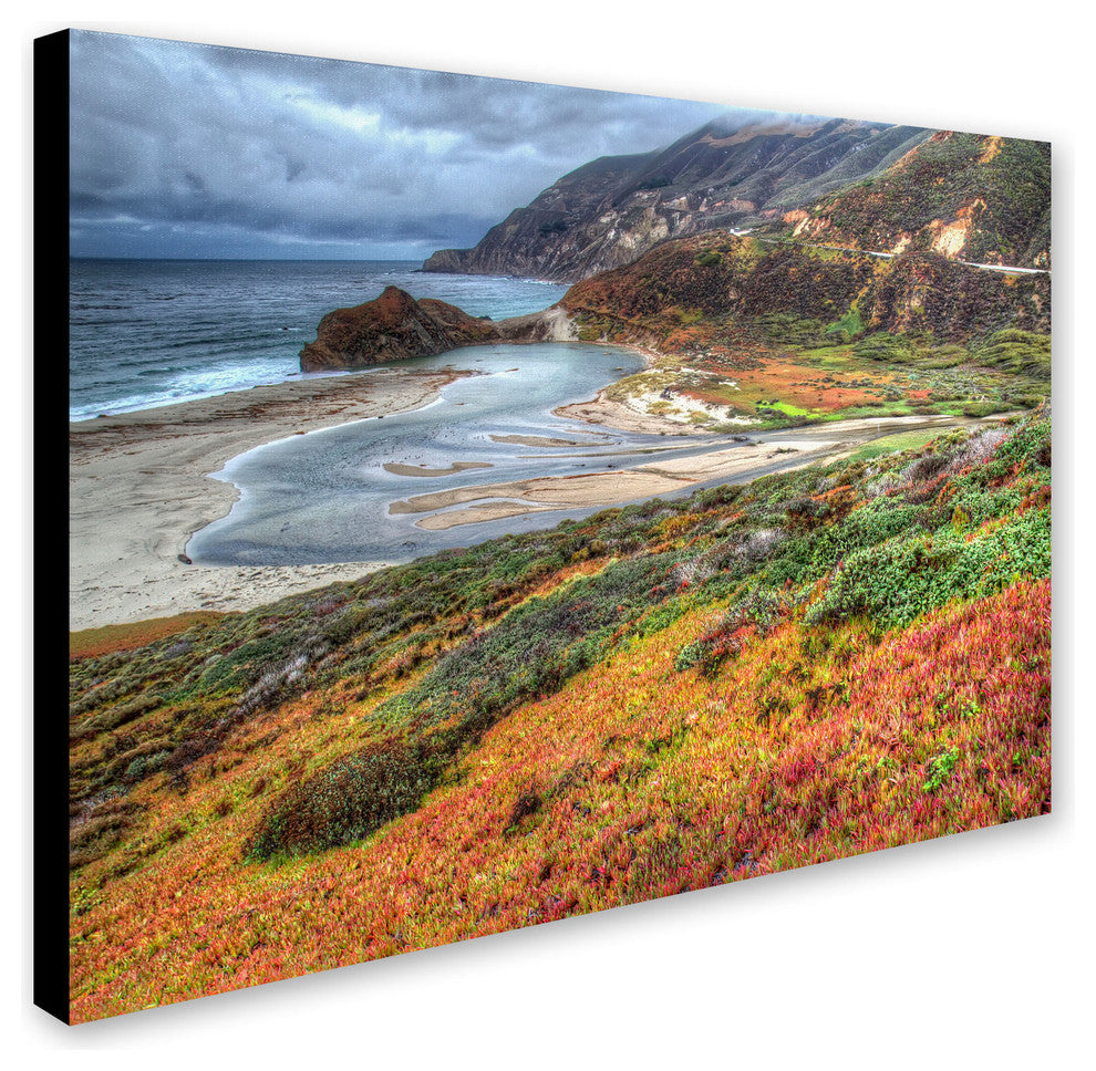 'Bigsur California' Canvas Art by Pierre Leclerc
