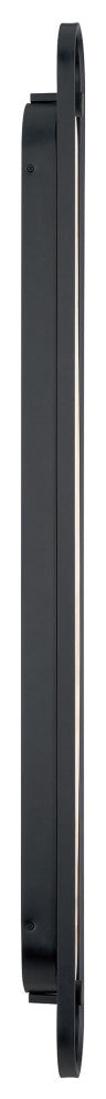 Noga, Vanity , 46", Matte Black, Alabaster