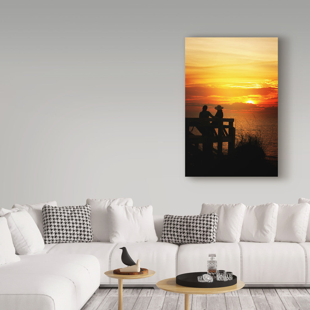 "Sunset Watch" by Ata Alishahi, Canvas Art, 16"x24"