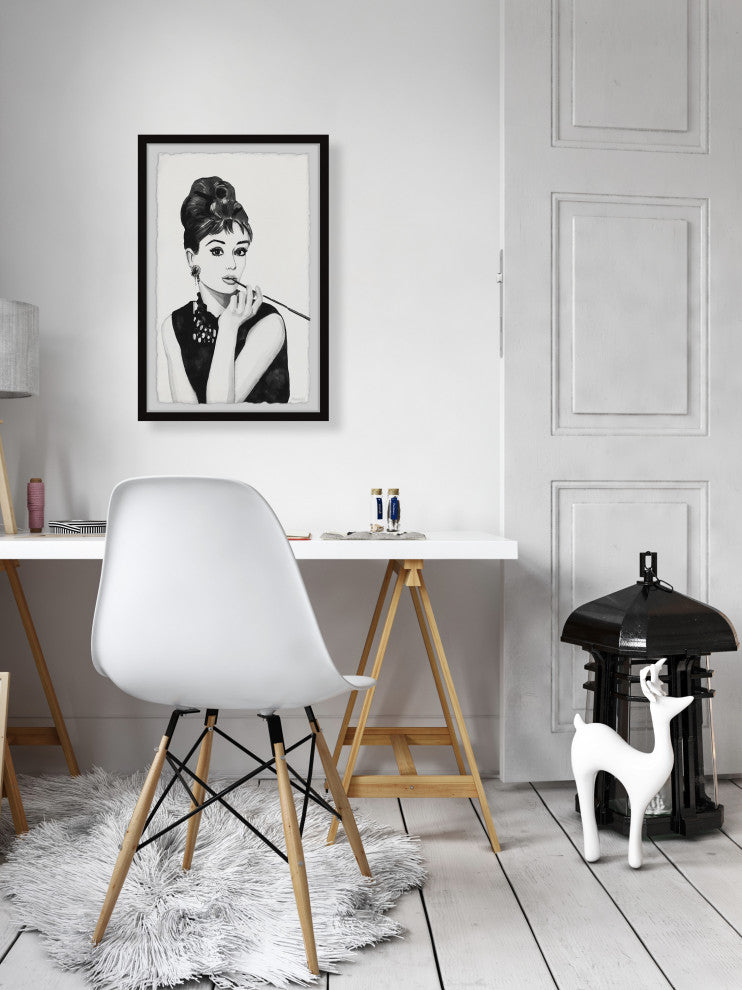 "Fabulous Shirley" Framed Painting Print, 30x45