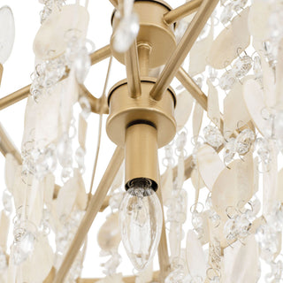 Kalani 9-Lt Linear Pendant - French Gold