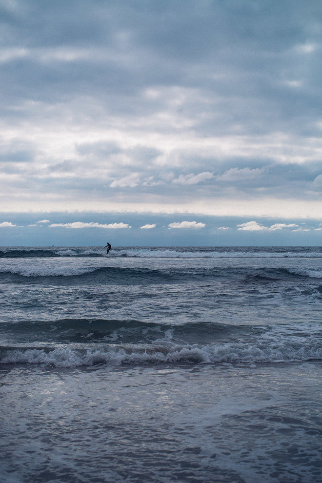 Blue Surf, 60"x40", Unframed