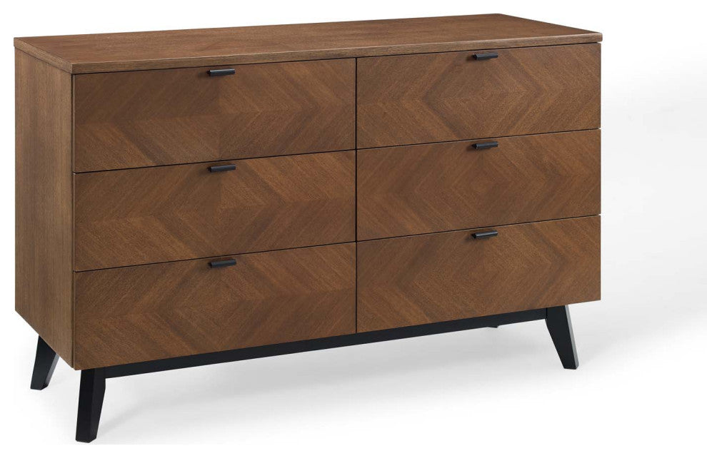 Kali 6-Piece Bedroom Set Walnut