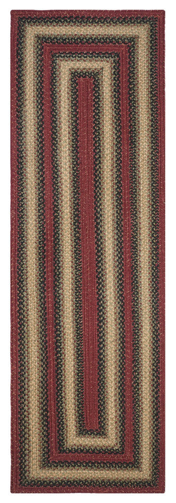 Homespice Decor - 22 x 72" Rectangular Highland Jute Braided Runner