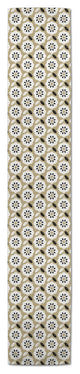 Mod Gold Flower 16x90 Cotton Twill Runner