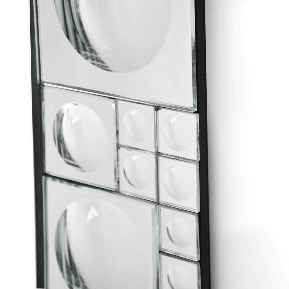 Clear Rectangle Accent Glass Mirror