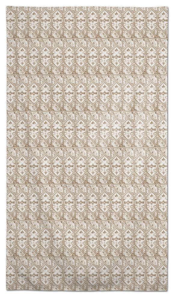 Regal Cream Pattern 58x102 Tablecloth