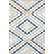 Nuloom Akari Transitional Diamond Machine Washable Area Rug, Blue 7'10"x10'