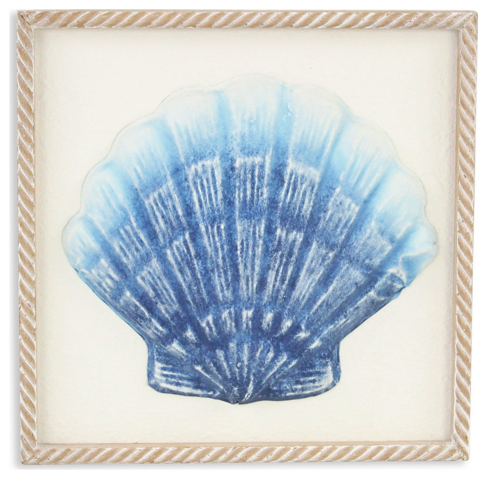Coralia Sea Shell Metal Relief Wall Art