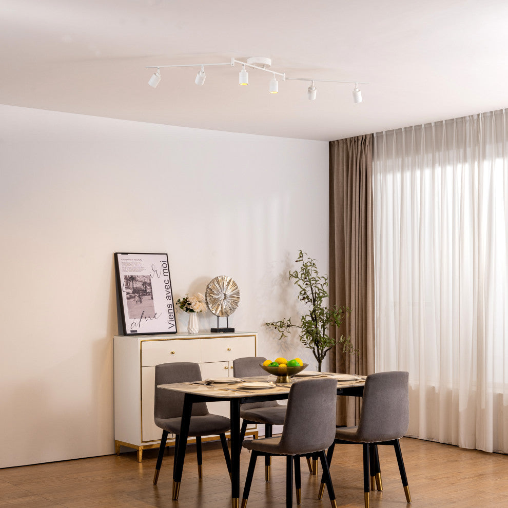 VidaLite Shura, 6 Head Swivel, White