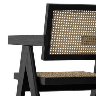 Regina Dining Armchair (Set of 2) in Black