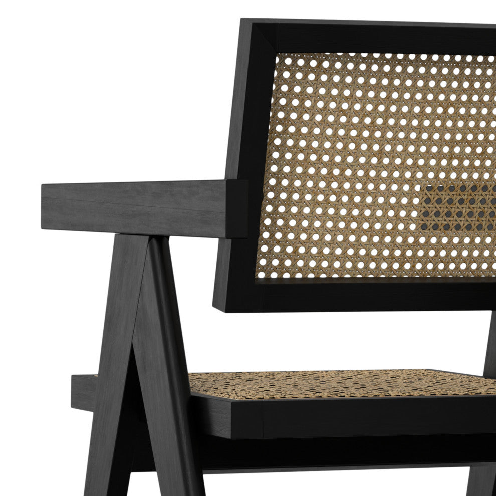 Regina Dining Armchair (Set of 2) in Black