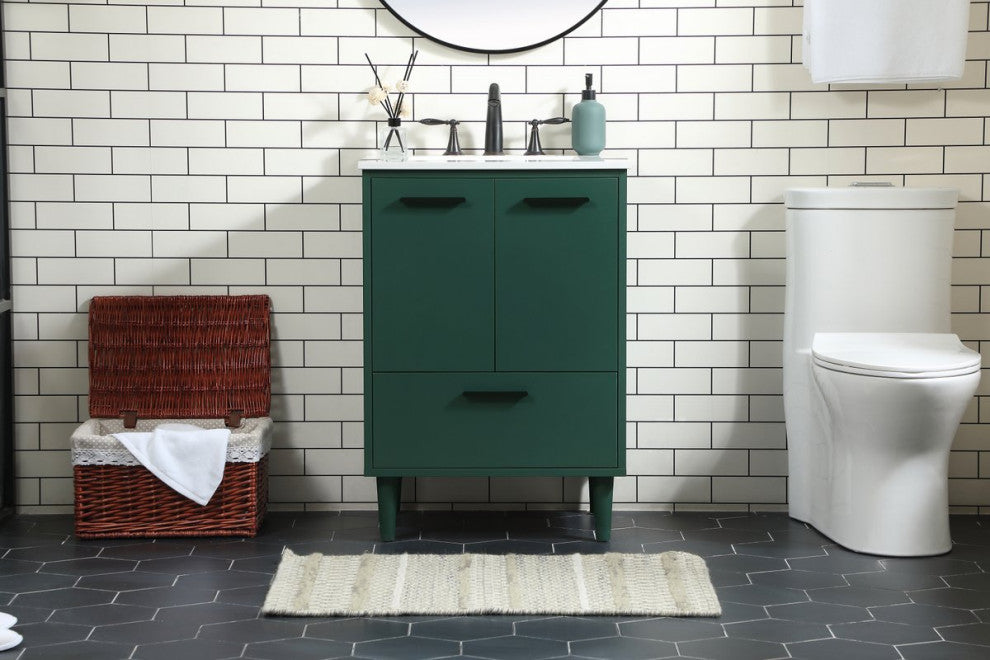 Bailey 24" Bathroom Vanity, Green