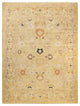 Eclectic, One-of-a-Kind Hand-Knotted Area Rug Green, 9' 3" x 12' 2"