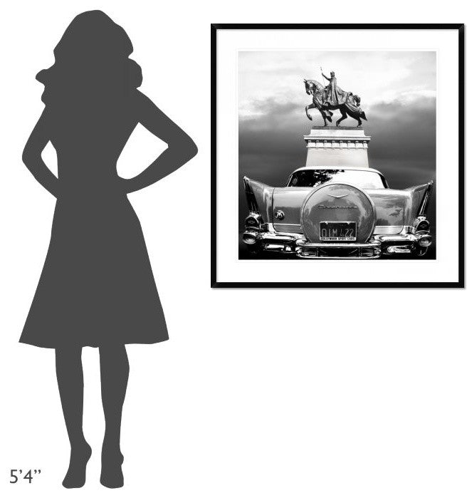"Monuments" Framed Digital Print by Larry Butterworth, 36x38"